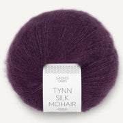 4672 - Prune Tynn Silk Mohair - Sandnes Garn