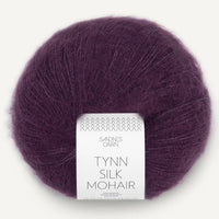 TYNN SILK MOHAIR 4672-Prune - Sandnes Garn